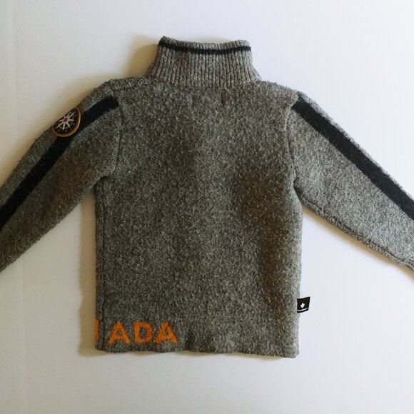 Canadiana Knit 1/4 Zip Canada Sweater size 2T - Picture 10 of 10